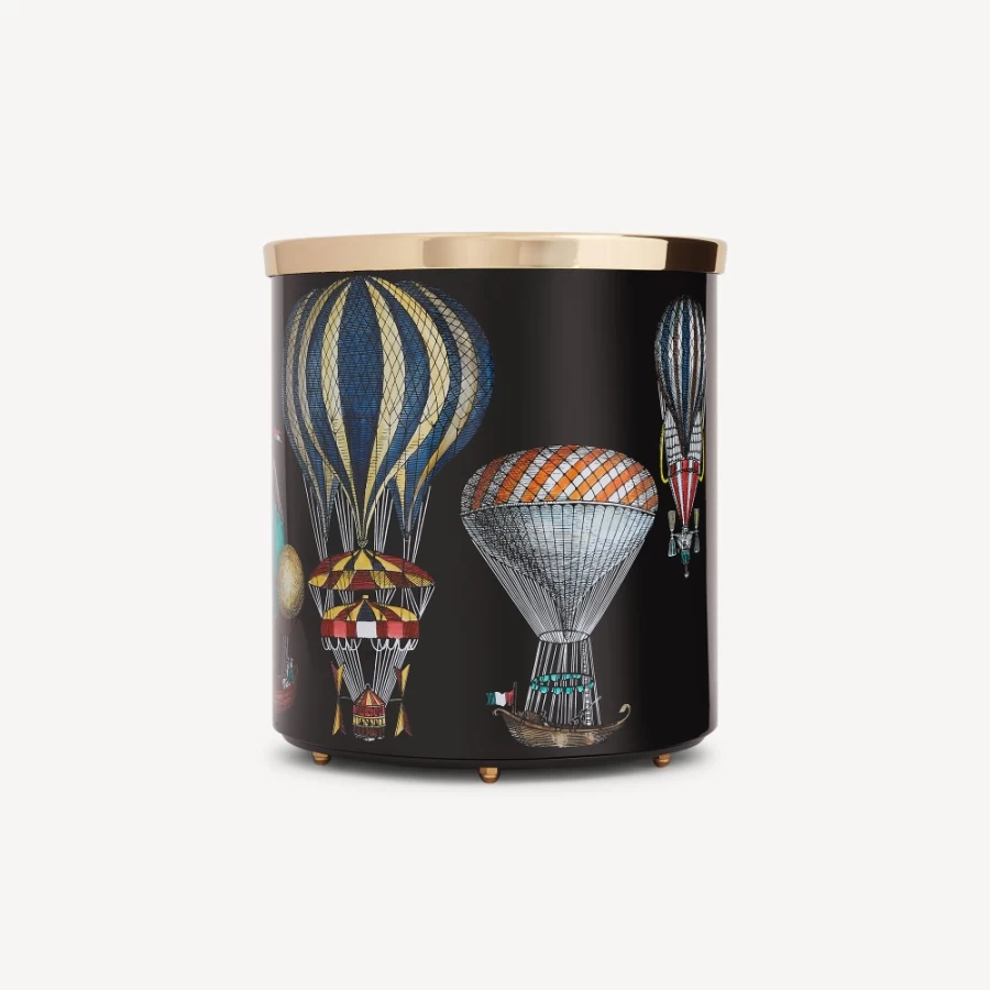 Fornasetti Multicolour Paper Basket Palloni Decorative Storage Bin