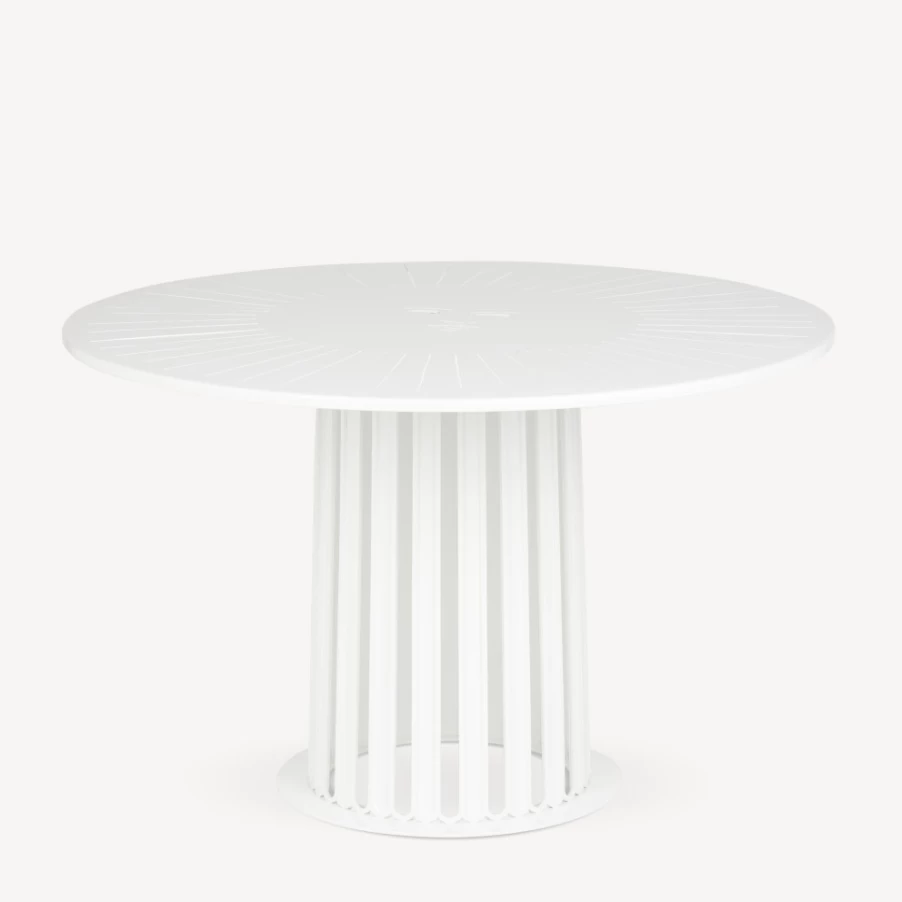 Fornasetti White Outdoor Table Ara Solis – Elegant Garden Furniture