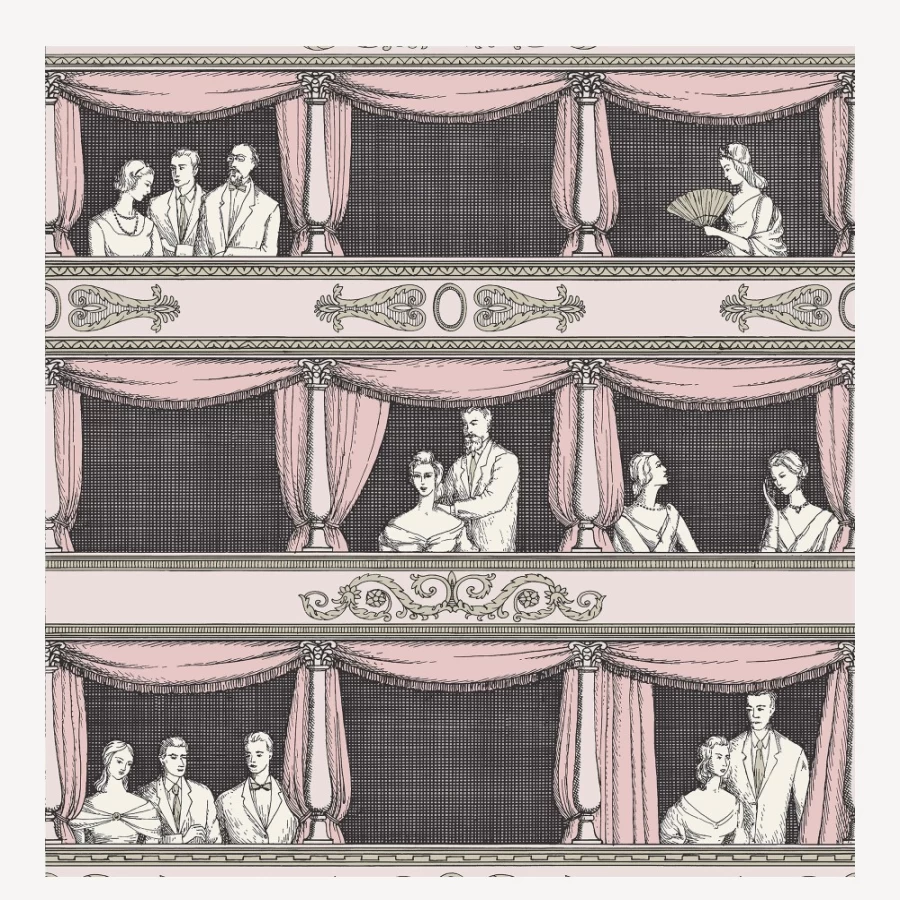 Fornasetti Ballet Slipper Wallpaper Teatro - Premium Designer Wallpaper