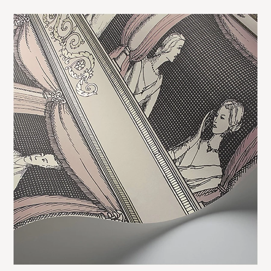 Fornasetti Ballet Slipper Wallpaper Teatro - Premium Designer Wallpaper