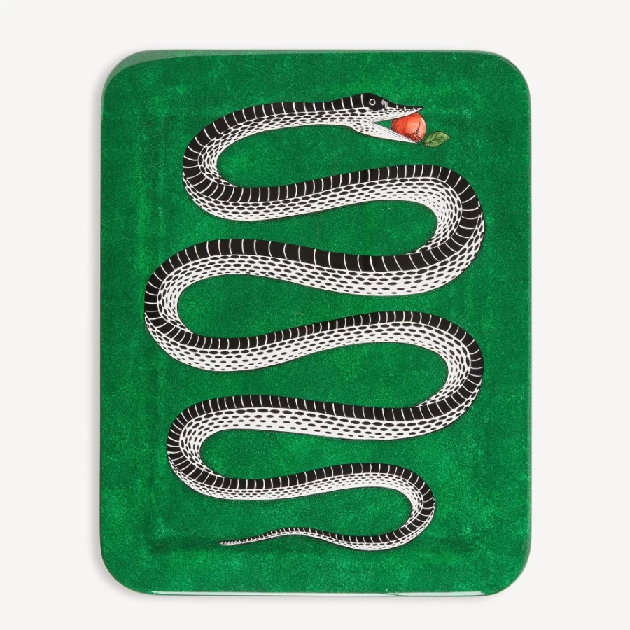 Fornasetti Serpente Multicolour Tray - Decorative Collectible Design Piece