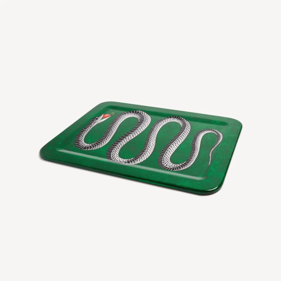 Fornasetti Serpente Multicolour Tray - Decorative Collectible Design Piece