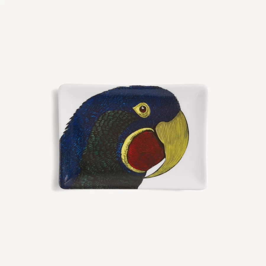 Fornasetti Multicolour Pappagallo Ashtray - Decorative Designer Collectible