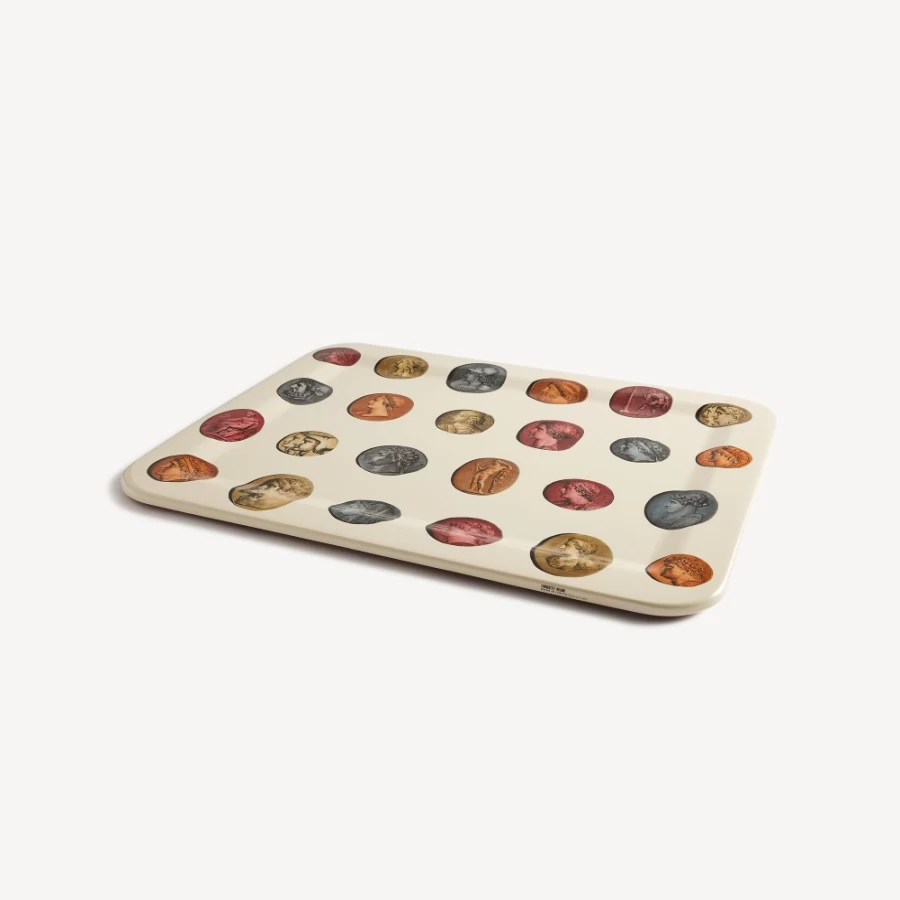 Fornasetti Multicolour Cammei Tray - Decorative Collectible Tray