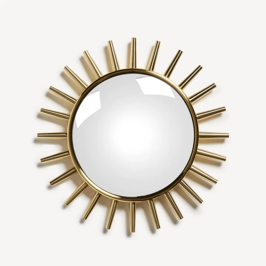 Fornasetti Gold Mirror Raggiera - Decorative Wall Mirror with Elegant Design