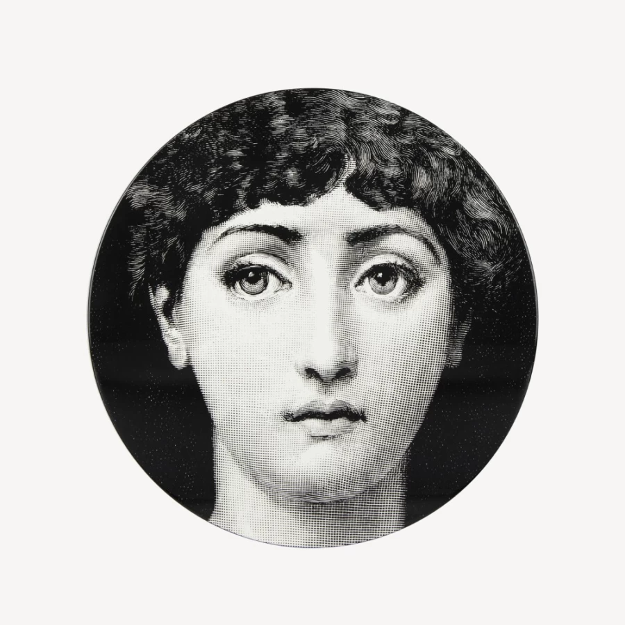 Fornasetti Tema E Variazioni N.1 White and Black Coffee Table