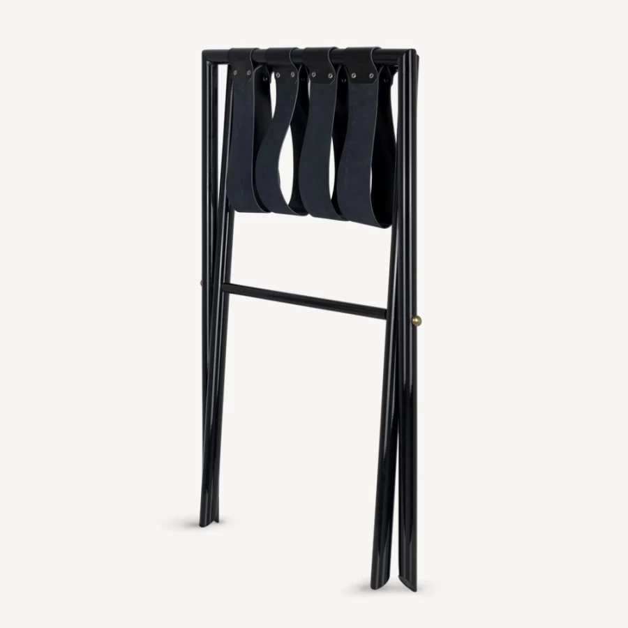 Fornasetti Black Decorative Tray Holder - Stylish and Functional Tabletop Organizer