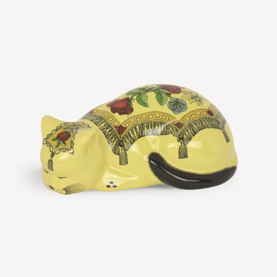 Fornasetti Multicolour Cat Mantellato Decorative Collectible