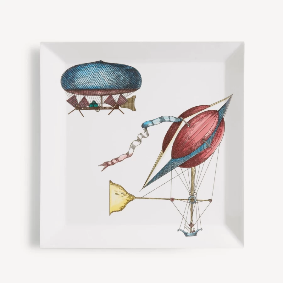 Fornasetti Multicolour Tray Palloni N.5 Decorative Collectible Tray