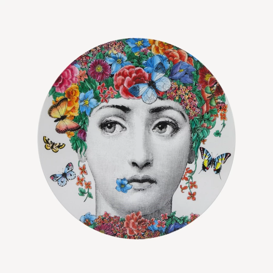 Fornasetti Fior Di Lina Multicolour Coffee Table - Designer Italian Art Furniture