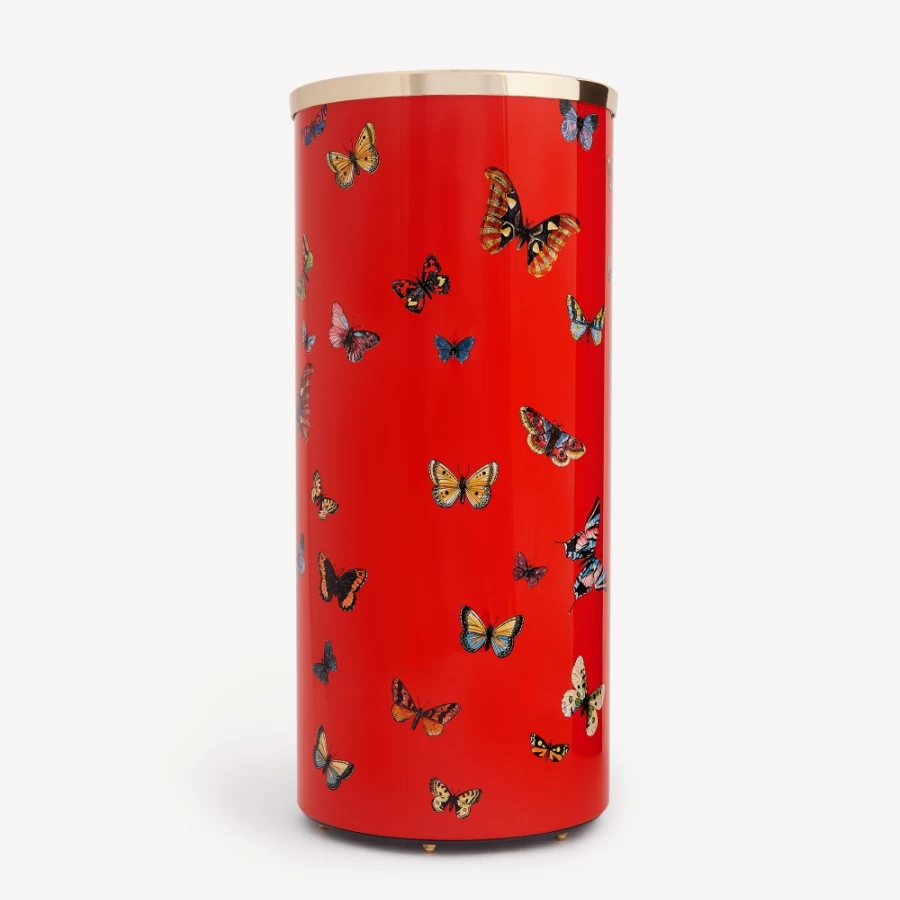 Fornasetti Multicolour Farfalle Umbrella Stand - Decorative Designer Holder