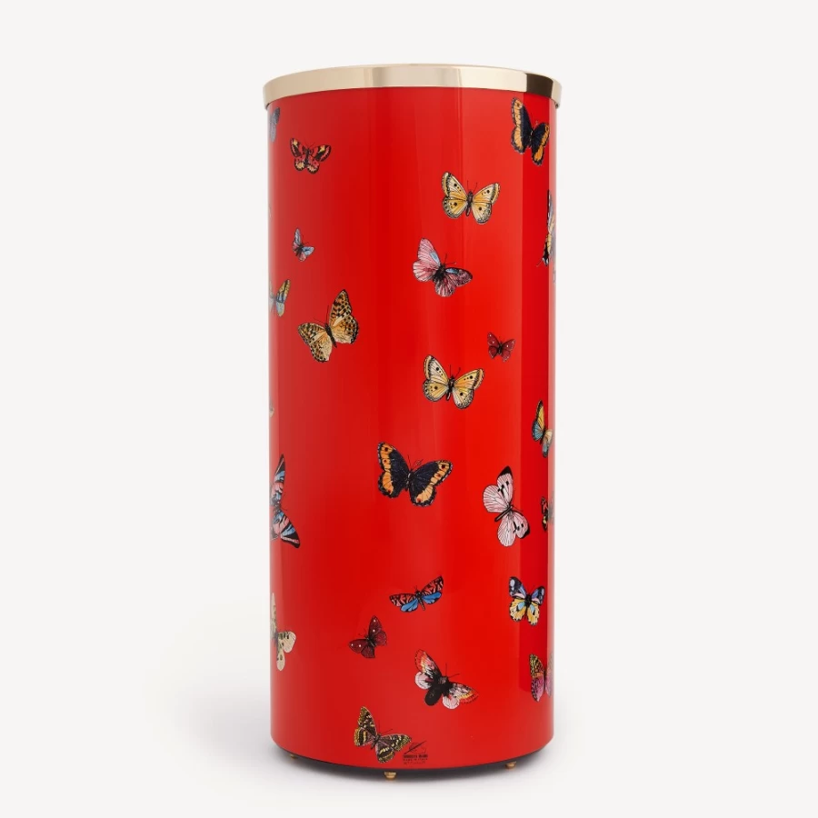 Fornasetti Multicolour Farfalle Umbrella Stand - Decorative Designer Holder