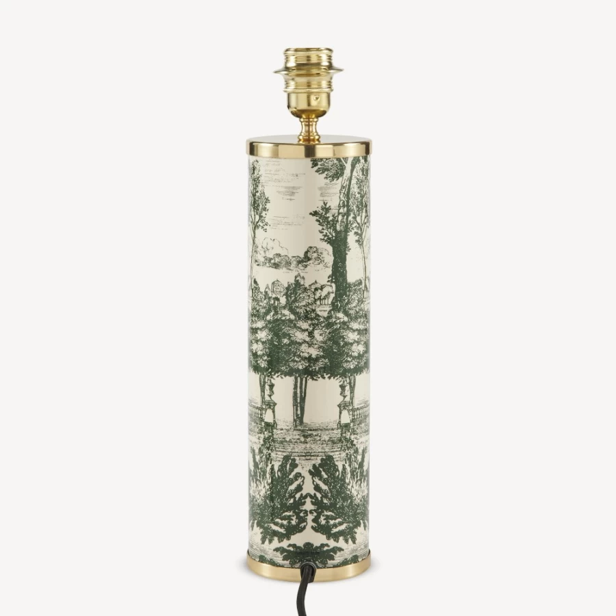 Fornasetti Green Ivory Giardino Settecentesco Lamp - Classic Italian Design