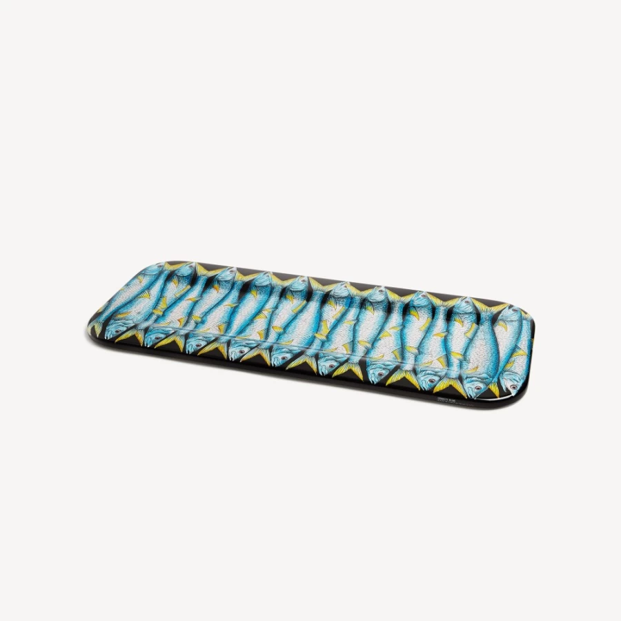 Fornasetti Multicolour Tray Sardine Decorative Collectible