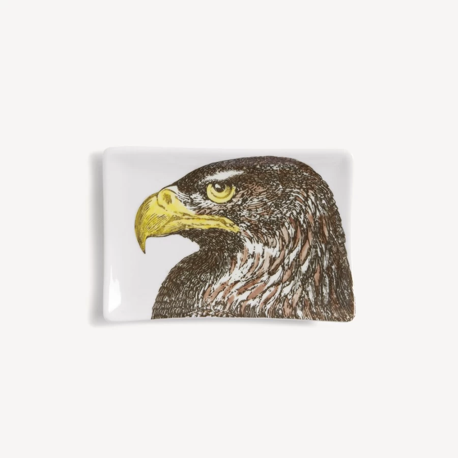 Fornasetti Multicolour Aquila Ashtray - Decorative Ceramic Collectible