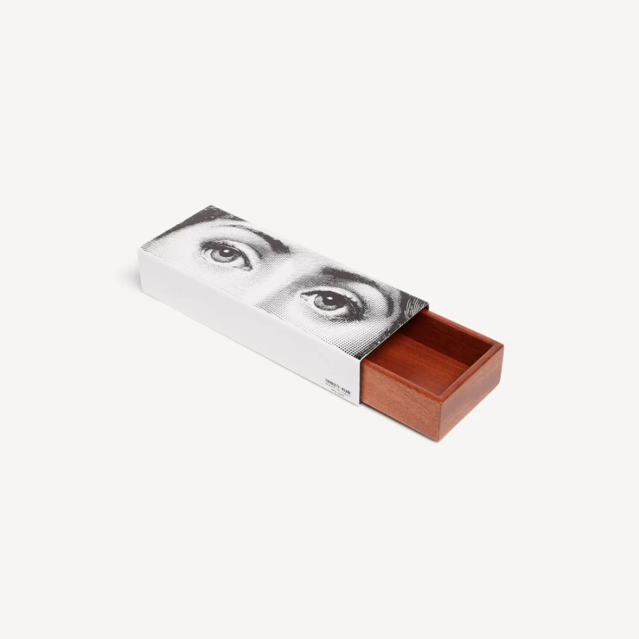 Fornasetti Multicolour Box Occhi Decorative Collectible Box
