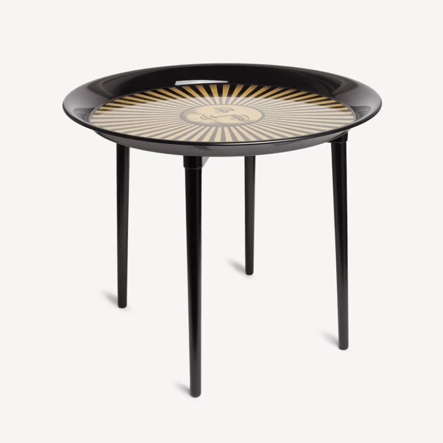 Fornasetti Black Tray Holder - Stylish and Functional Home Decor Accessory