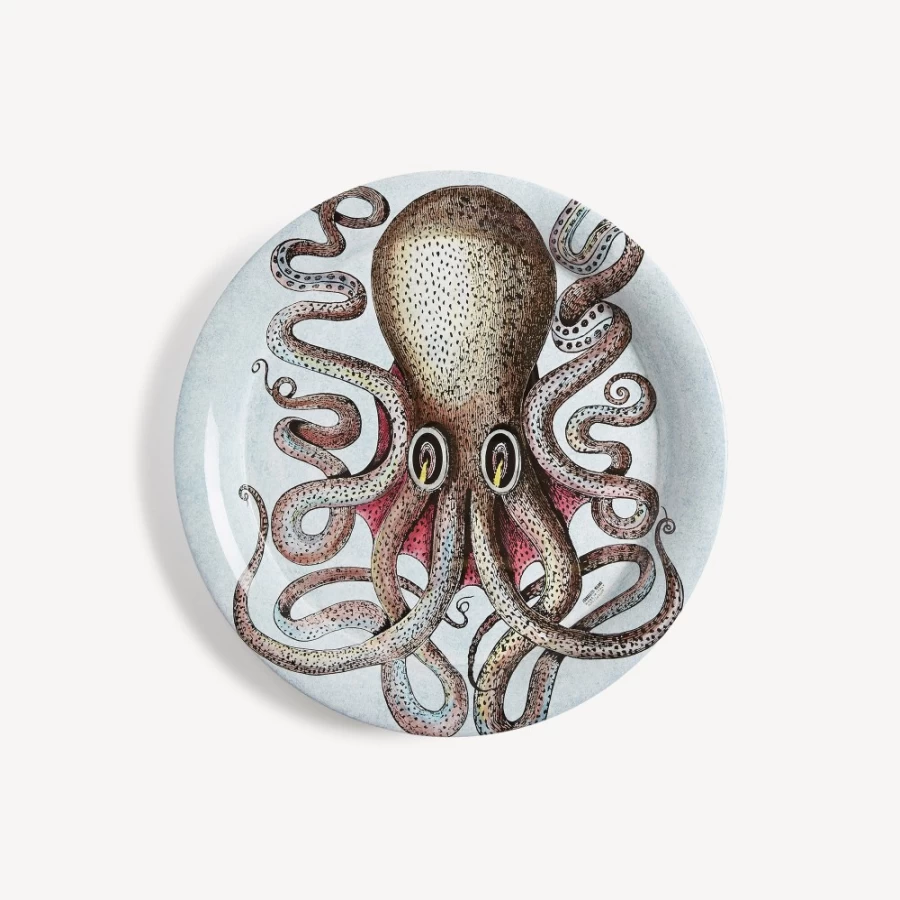 Fornasetti Multicolour Polipo Tray - Decorative Collectible Design