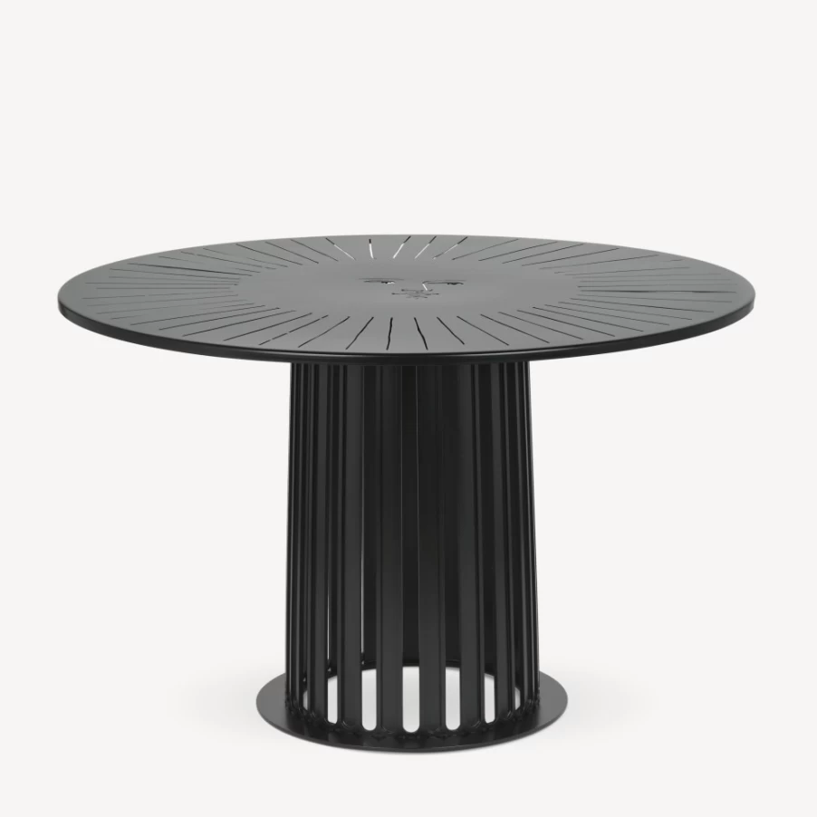 Fornasetti Black Outdoor Table Ara Solis - Modern Garden Furniture