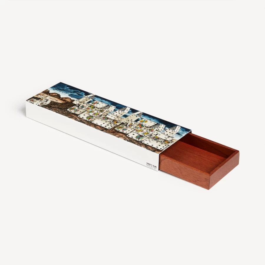 Fornasetti Box Citta Di Carte Multicolour Collectible Art Decor
