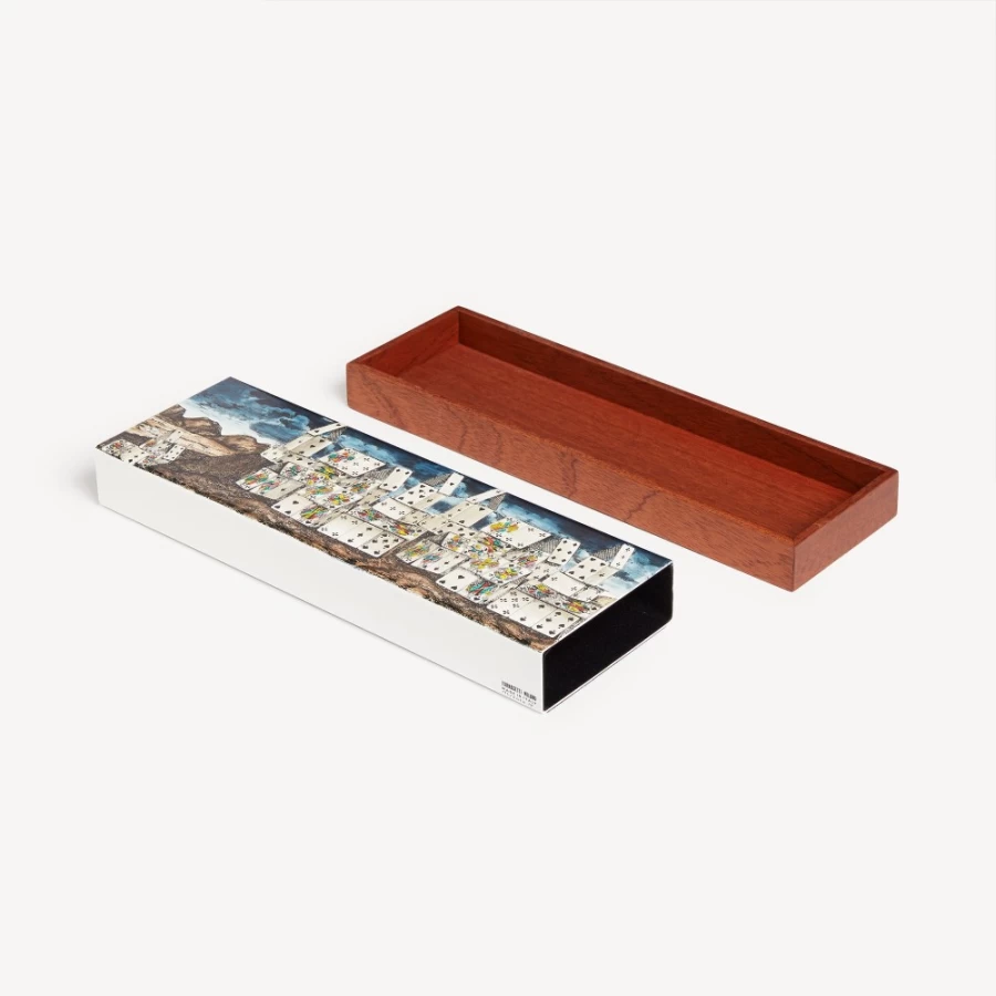 Fornasetti Box Citta Di Carte Multicolour Collectible Art Decor