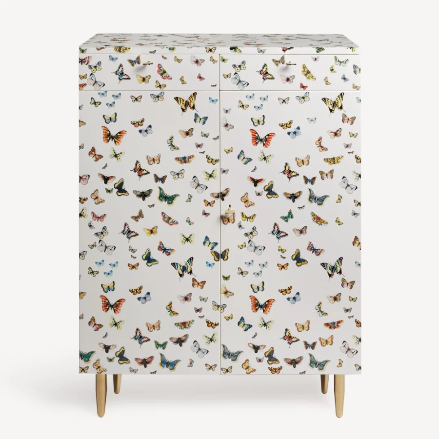 Fornasetti Multicolour Farfalle Cabinet - Decorative Storage Furniture