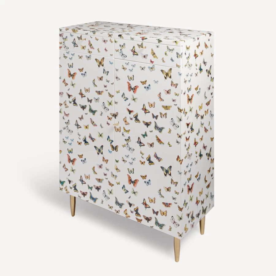 Fornasetti Multicolour Farfalle Cabinet - Decorative Storage Furniture