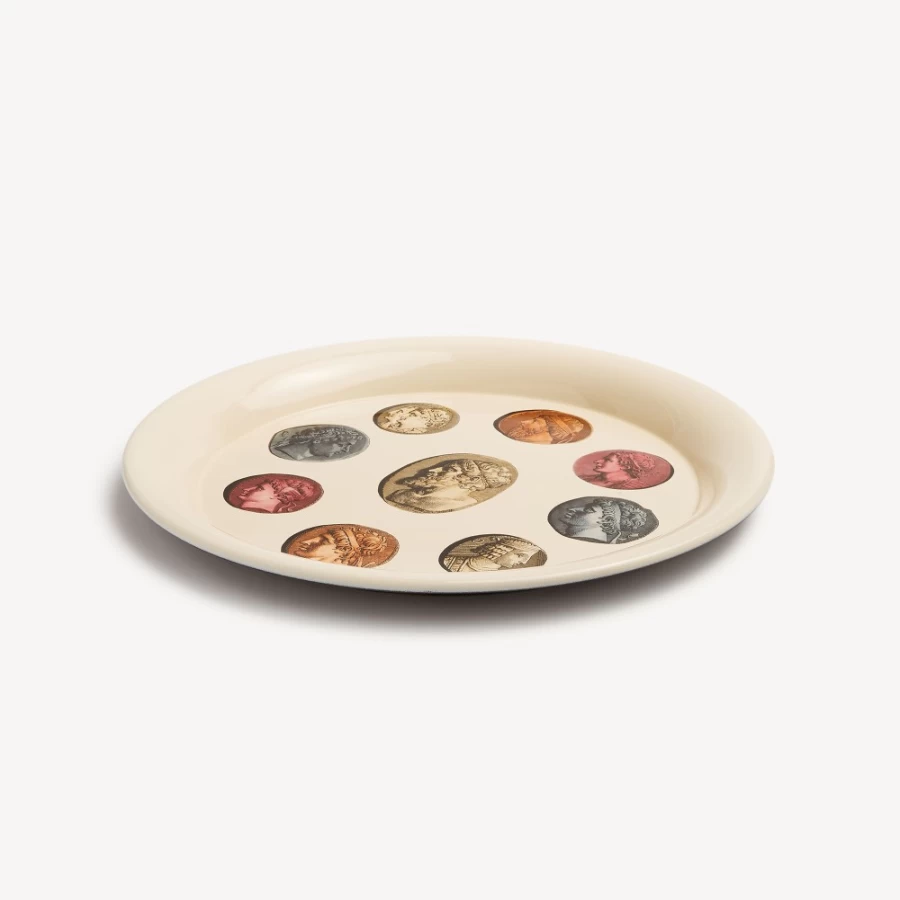 Fornasetti Multicolour Cammei Tray - Decorative Italian Design