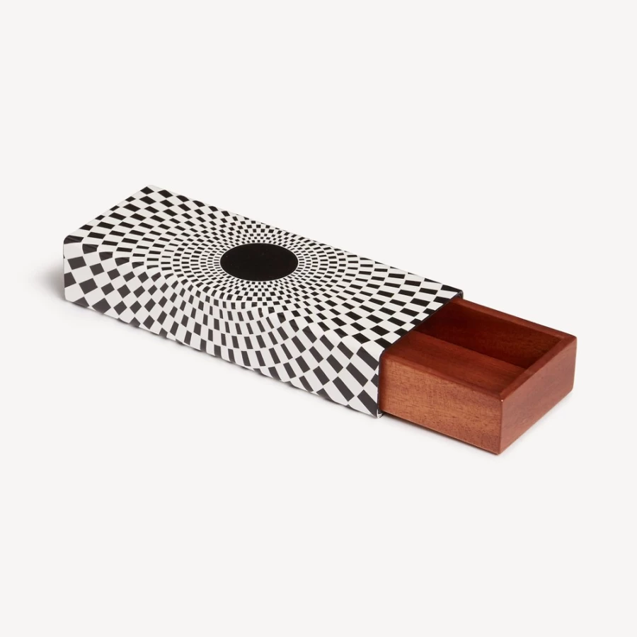 Fornasetti White and Black Egocentrismo Decorative Box