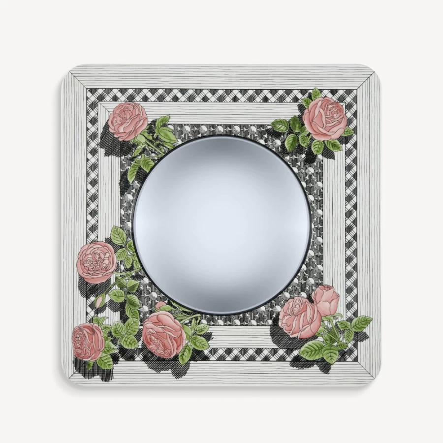 Fornasetti Multicolour Convex Mirror Frame - Musciarabia Design