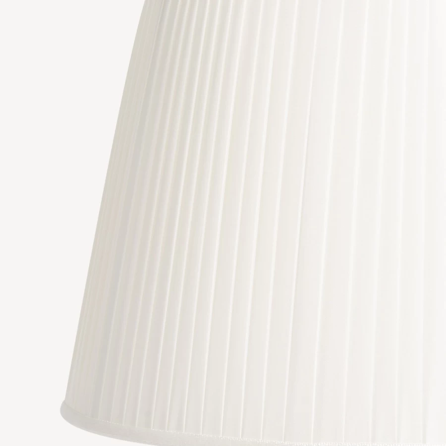 Fornasetti White Conical Pleated Lampshade - Elegant Designer Lighting