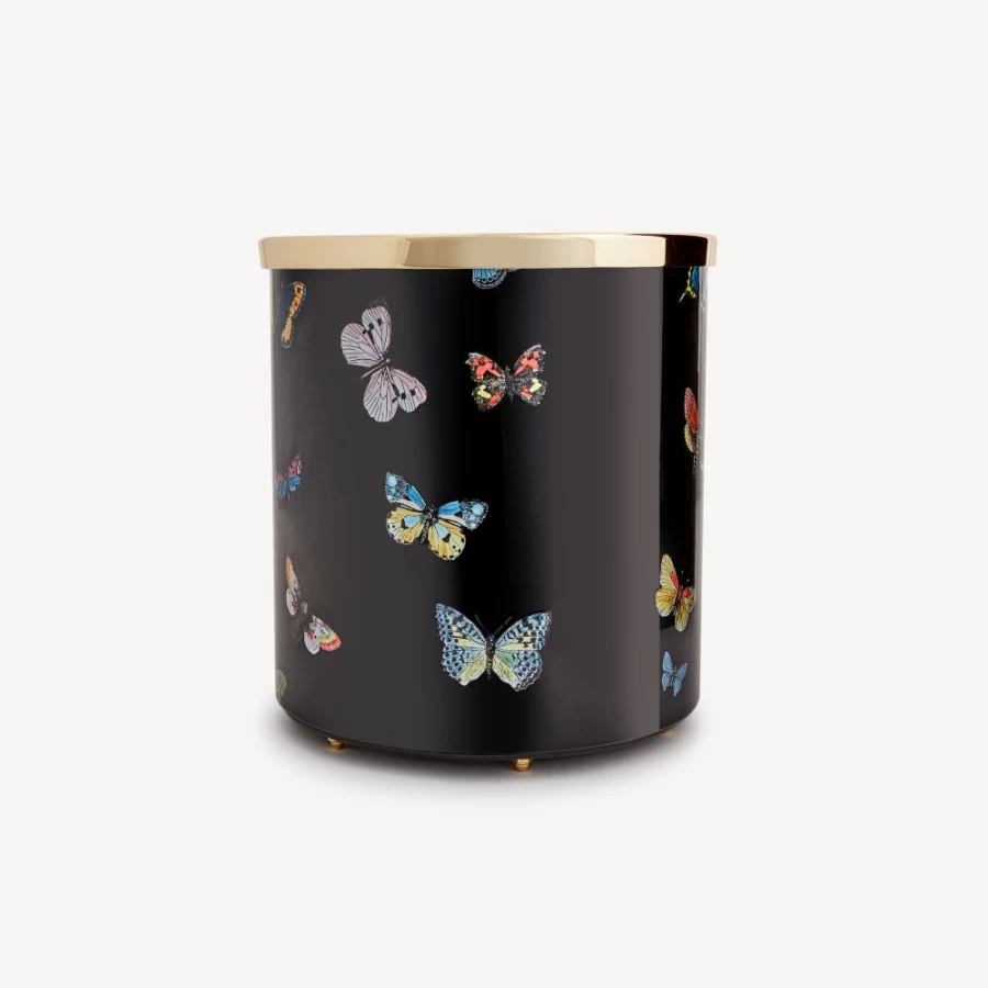 Fornasetti Multicolour Farfalle Paper Basket - Decorative Storage Bin