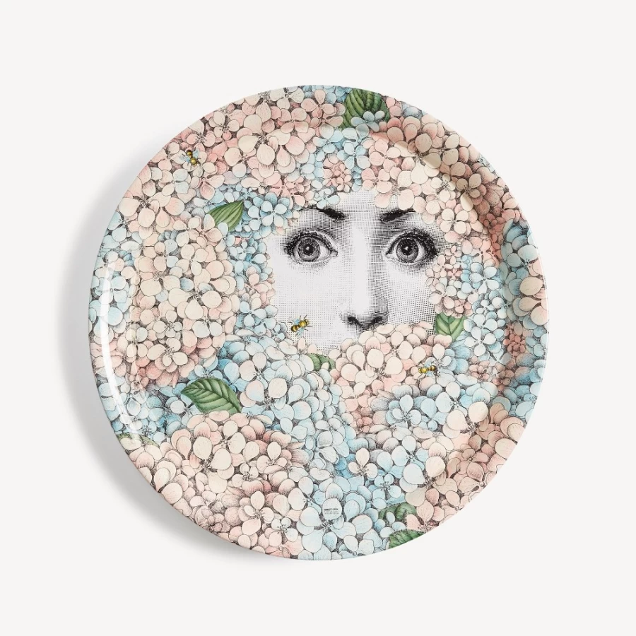 Fornasetti Multicolour Ortensia Decorative Tray