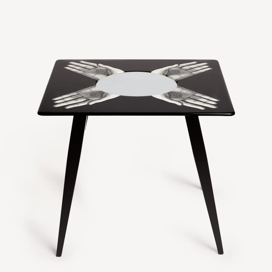 Fornasetti White and Black Magic Table Mani Decorative Tray