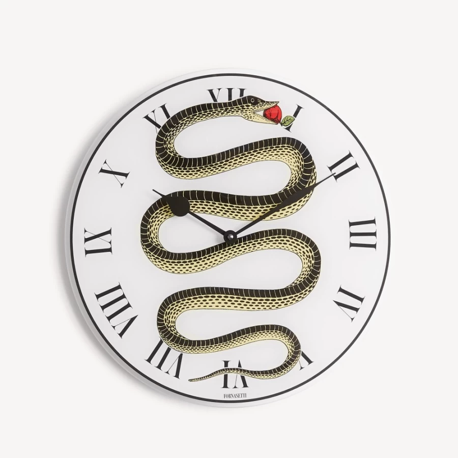 Fornasetti Peccato Originale Multicolour Wall Clock - Unique Designer Home Decor