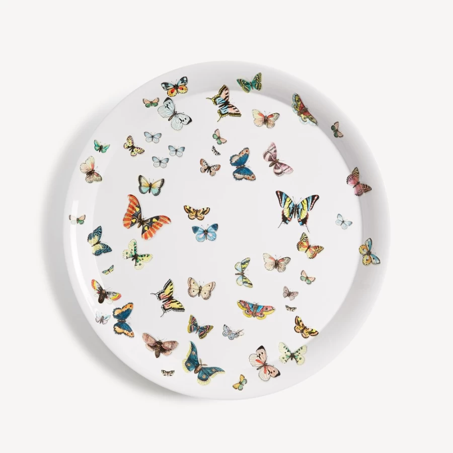 Fornasetti Multicolour Farfalle Decorative Tray