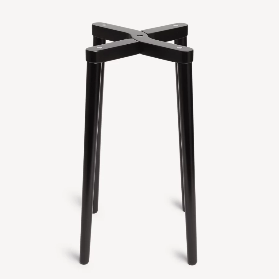 Fornasetti Black Tray Holder - Elegant Decorative Shelf for Display and Storage