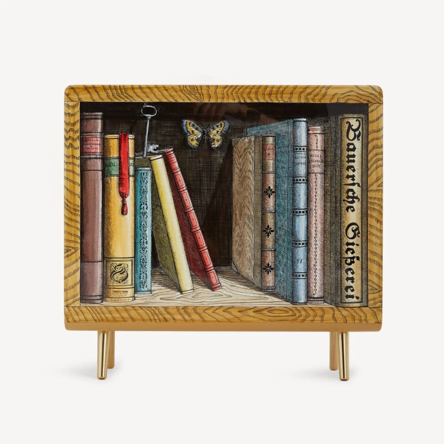 Fornasetti Multicolour Magazine Rack Libri - Stylish Book & Storage Holder