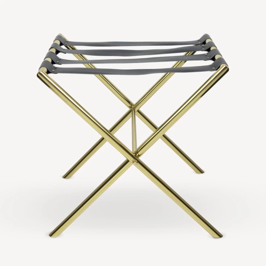 Fornasetti Brass Tray Holder - Elegant Decorative Shelf for Display and Storage