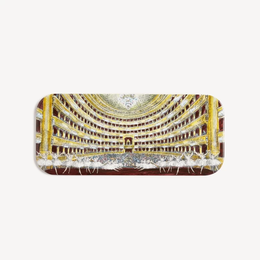 Fornasetti Multicolour Teatro Alla Scala Decorative Tray