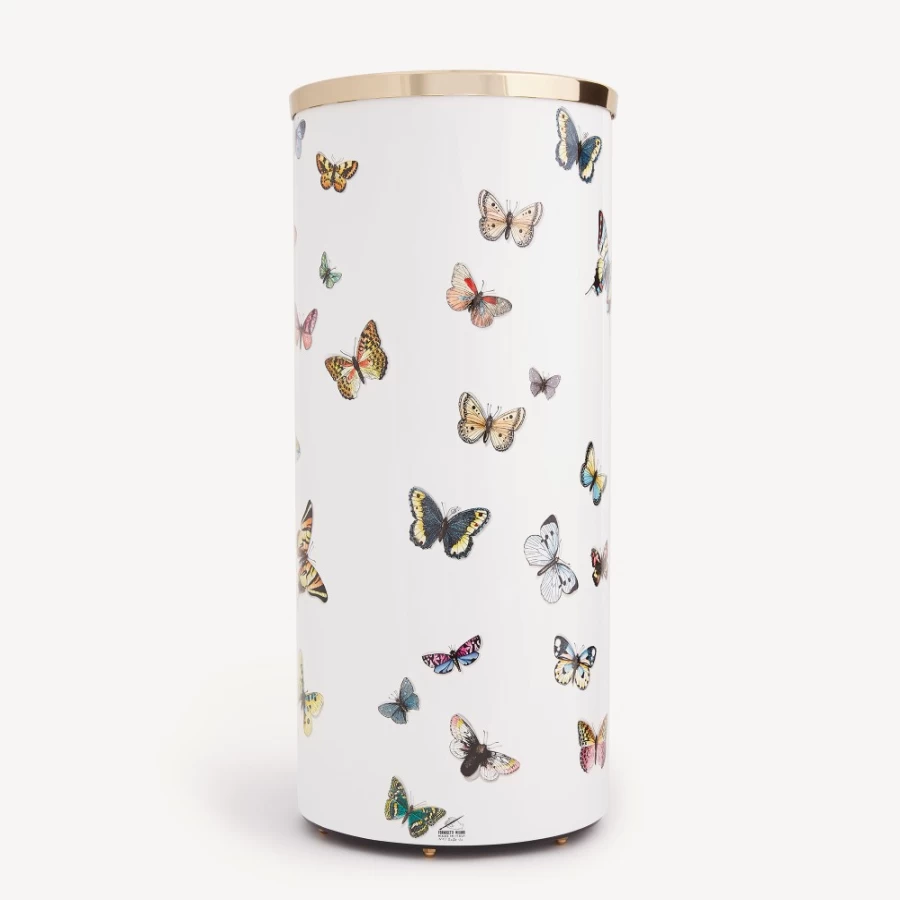 Fornasetti Multicolour Farfalle Umbrella Stand - Decorative Designer Holder