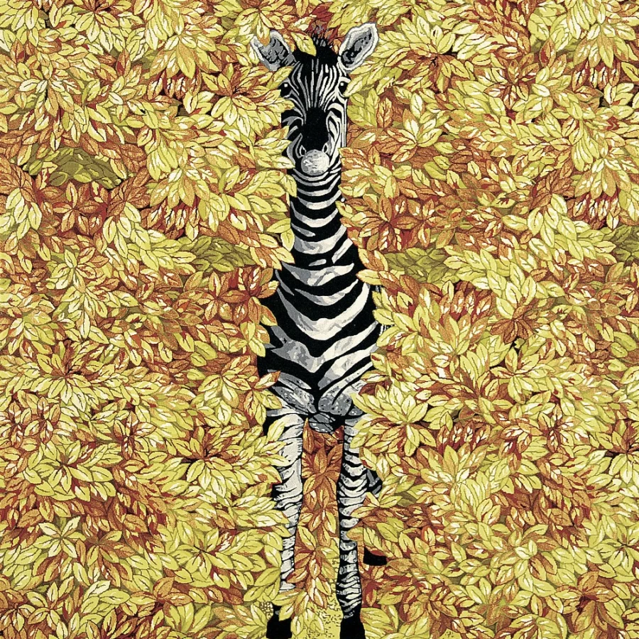Fornasetti Multicolour Zebra Pattern Rug - Luxury Designer Home Decor