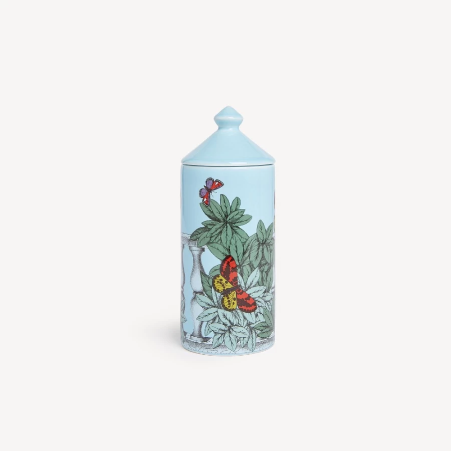 Fornasetti Talvolta Room Spray in Giardino Segreto Fragrance - Multicolour Farfalle E Balaustra Decor