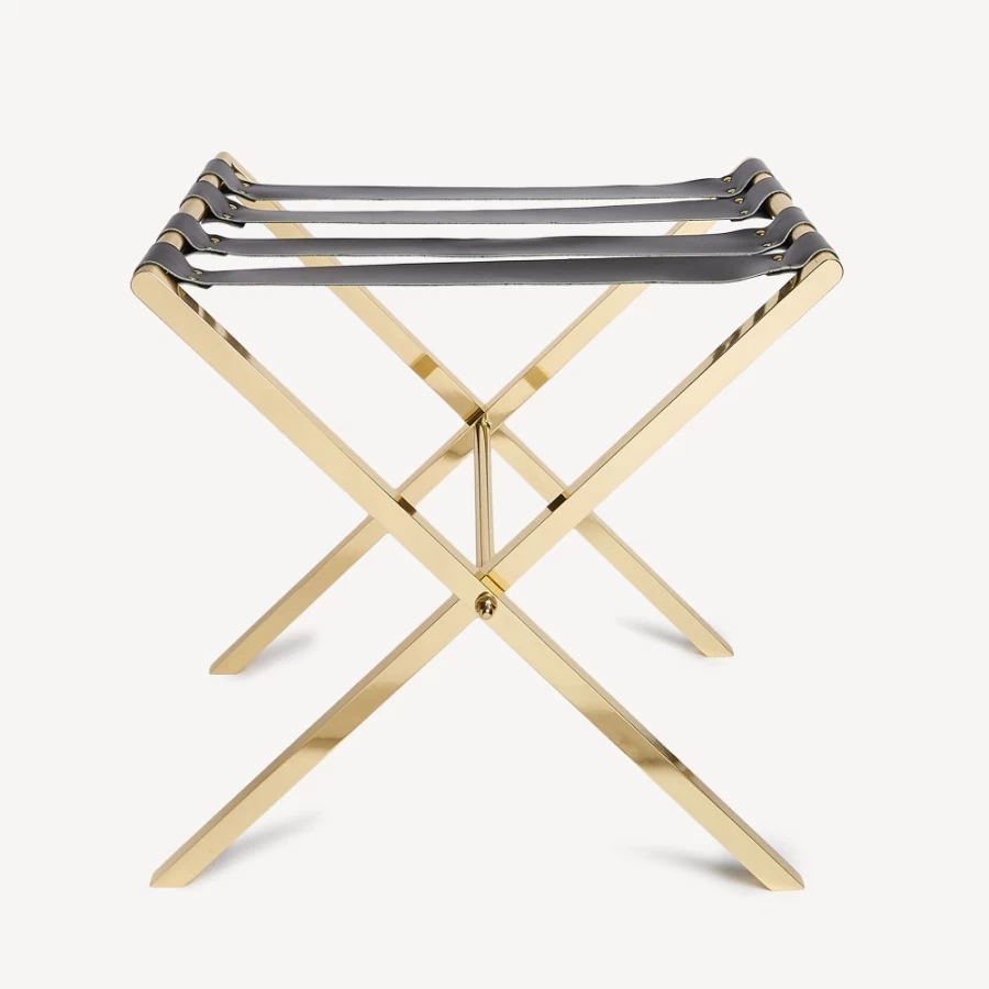 Fornasetti Brass Tray Holder - Elegant Decorative Shelf for Display and Storage