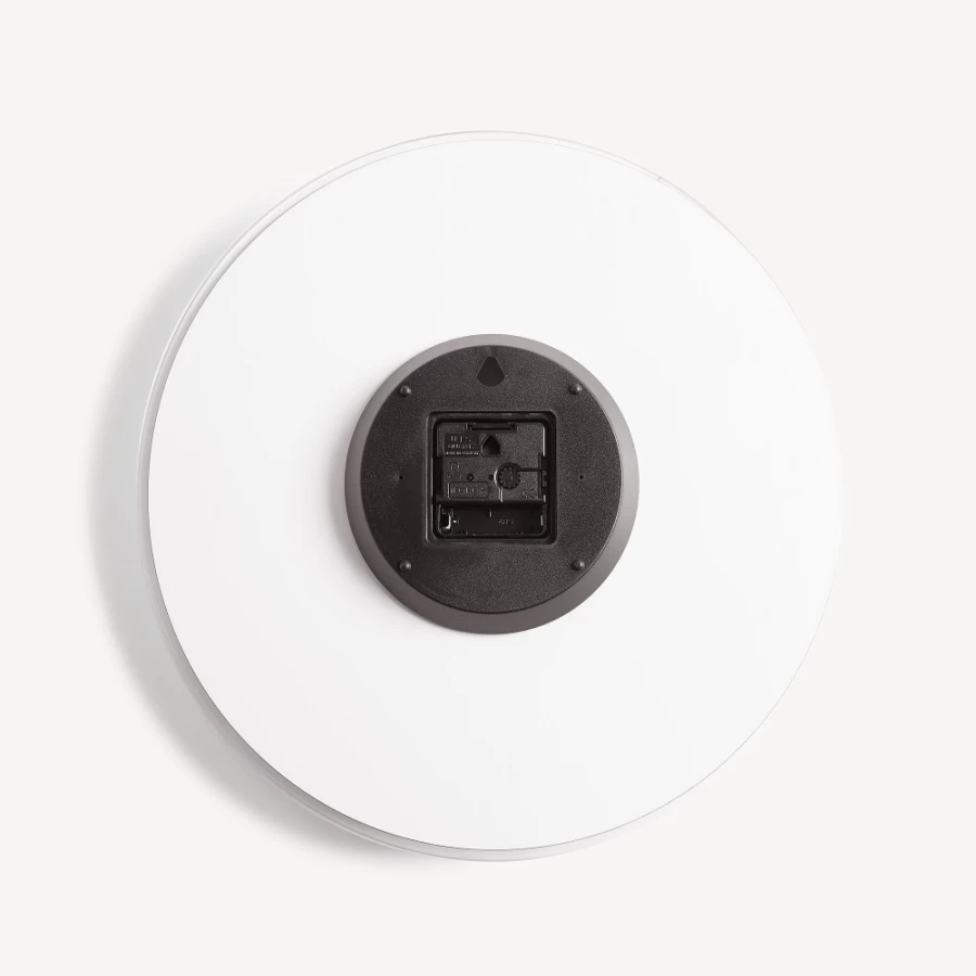 Fornasetti White and Black Wall Clock Viso - Elegant Designer Timepiece for Home Decor