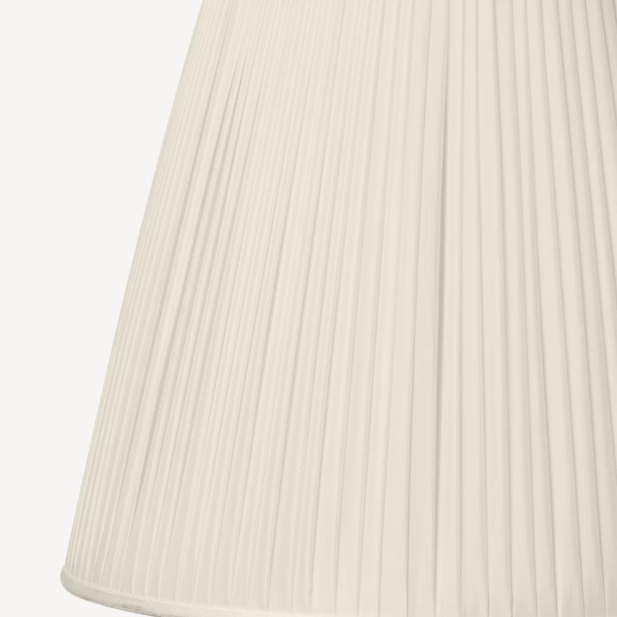 Fornasetti White Pleated Fabric Conical Lampshade