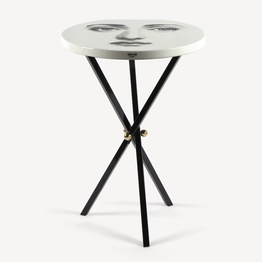 Fornasetti Tema E Variazioni N.6 White and Black Coffee Table