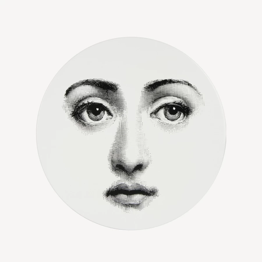 Fornasetti Tema E Variazioni N.6 White and Black Coffee Table