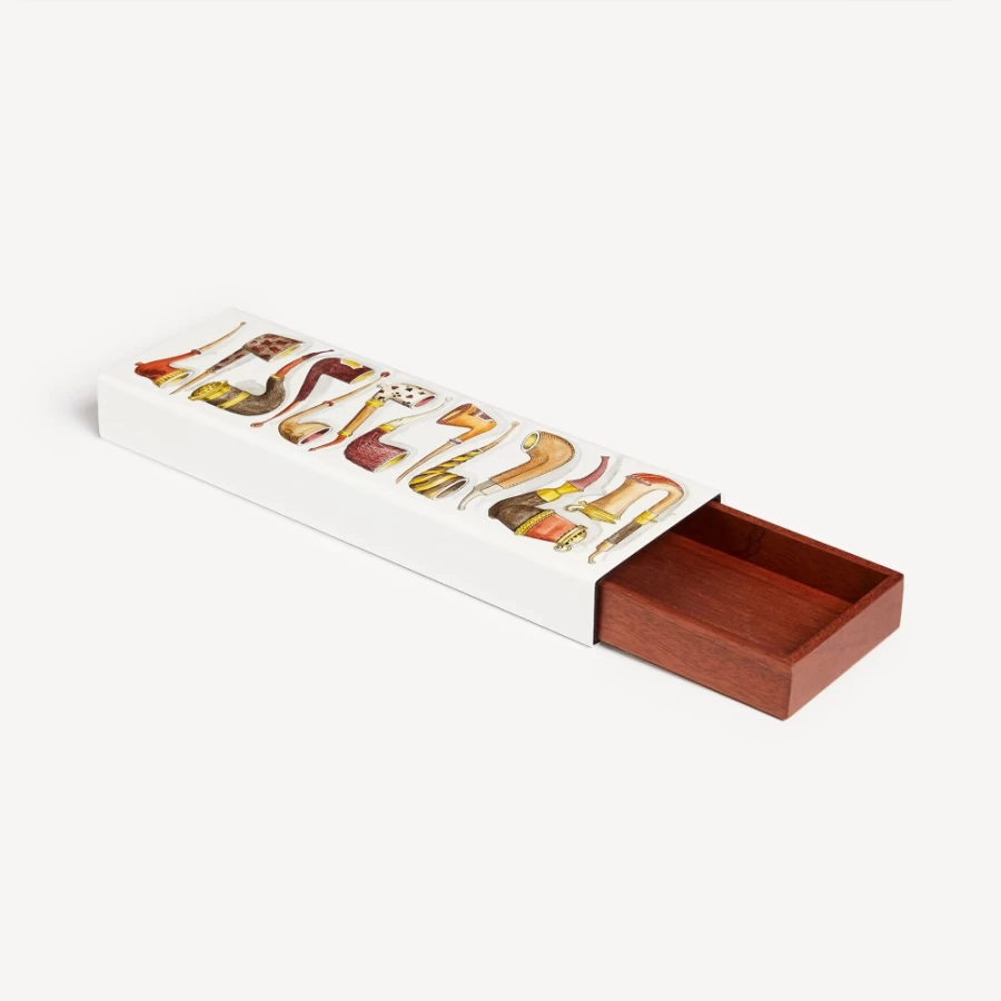 Fornasetti Multicolour Box Piccole Pipe Decorative Collectible
