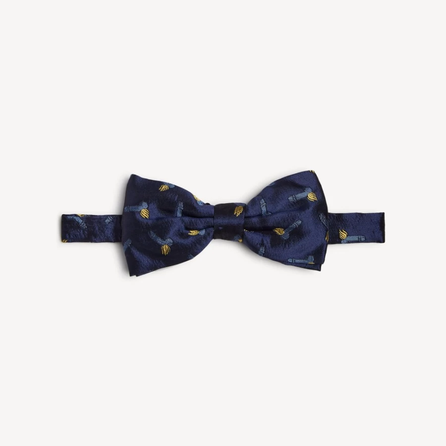 Fornasetti Blue Bowtie Fallo Volare - Elegant Designer Accessory